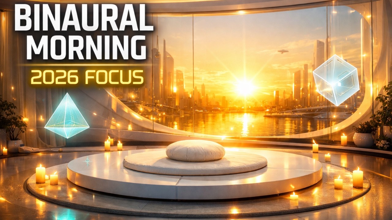 2026 Futuristic Zen 🌅 Binaural Beats for Morning Focus