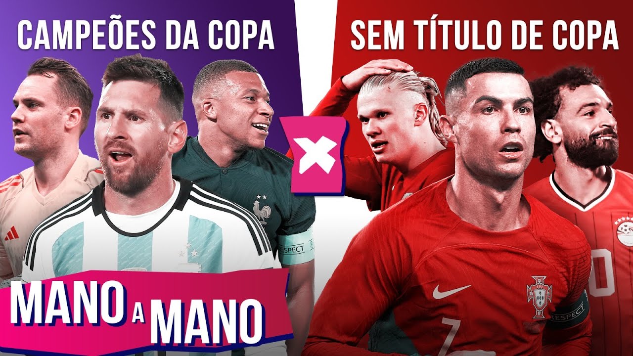 CAMPEÕES DA COPA DO MUNDO X SEM TÍTULO DE COPA: QUEM É MELHOR? | MANO A MANO