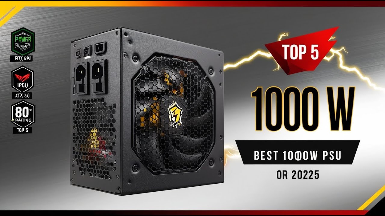 Top 5 Best 1000W Power Supply for Gaming PC 2025 | ATX 3.0 & PCIe 5.0 Ready
