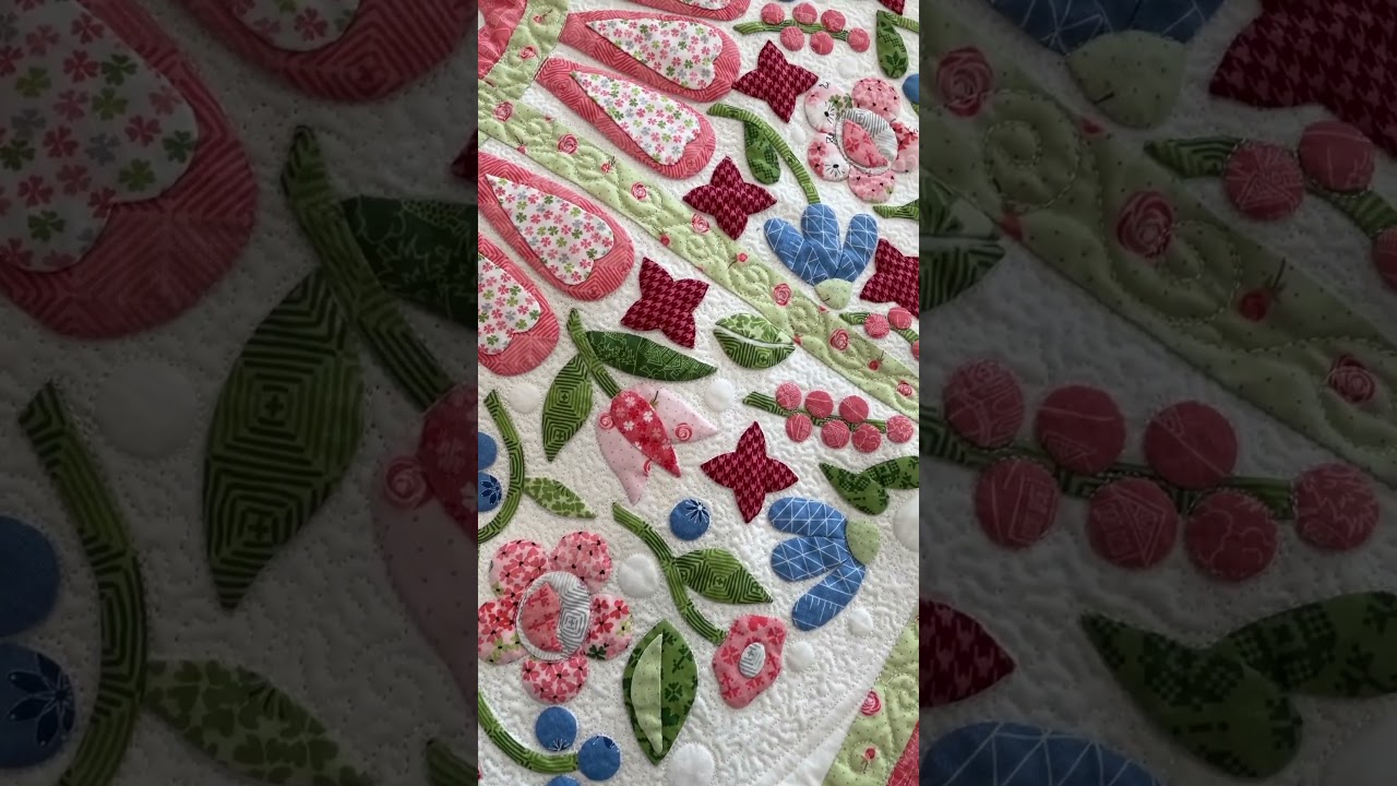 Appliqu&eacute; the Jillily Way #quilting #applique