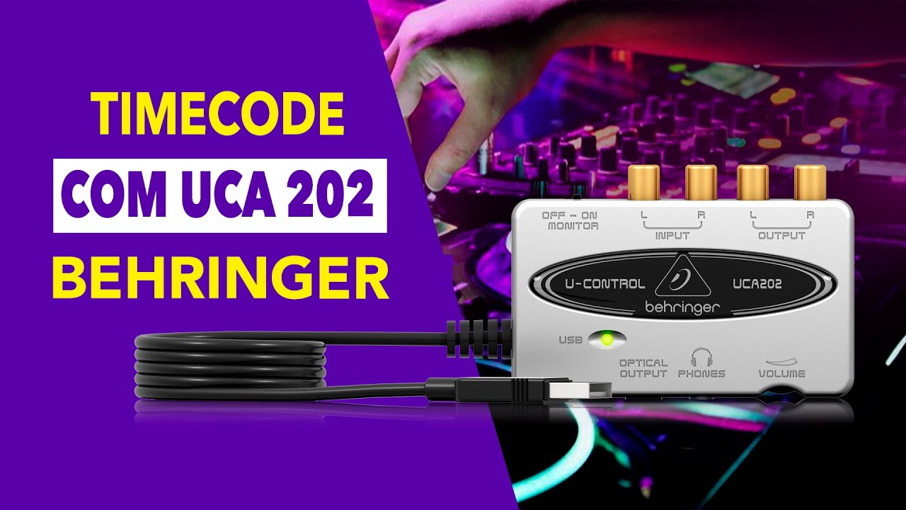 COMO FAZER TIMECODE DJ NO CDJ 200 COM [INTERFACE UCA-202 BEHRINGER]