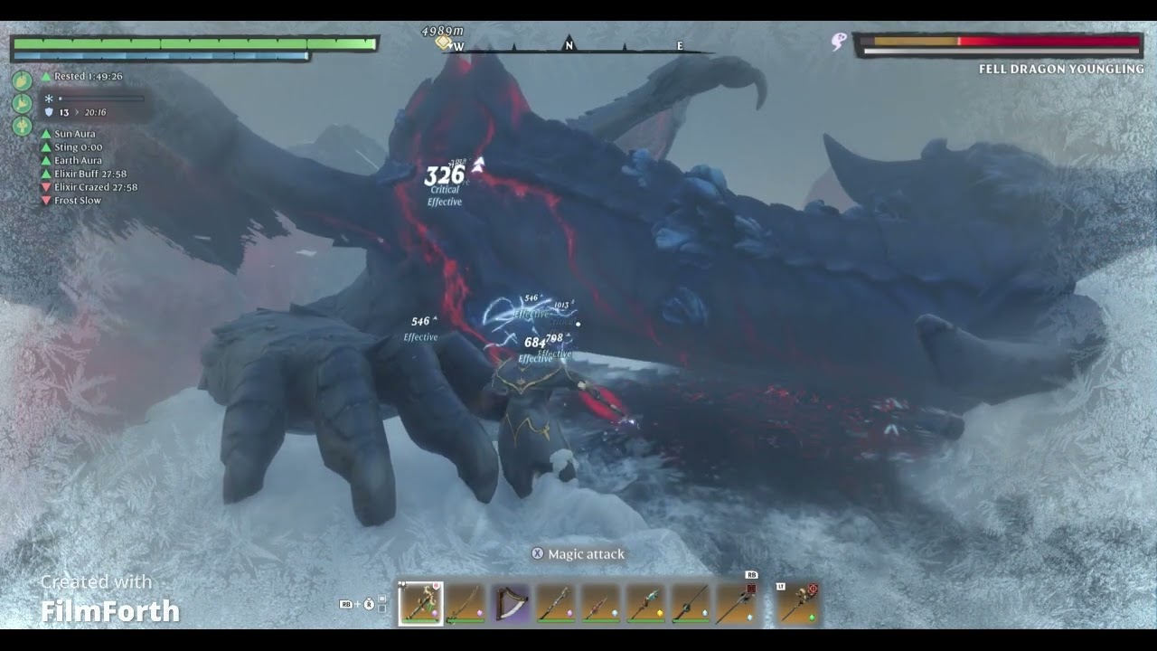 Max Level Mage solo Fell Dragon youngling