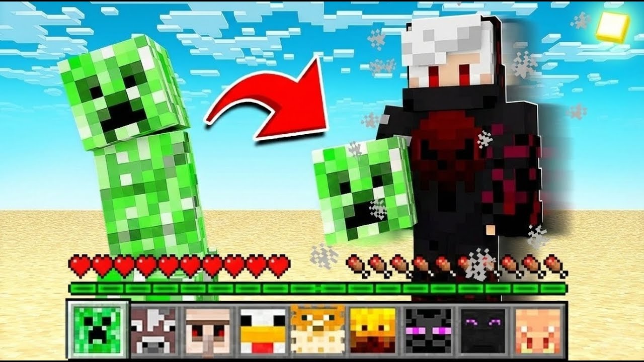 Minecraft, But I Can SteAL MOBS’ POWERS 😱  Hindi Minecraft Challenge