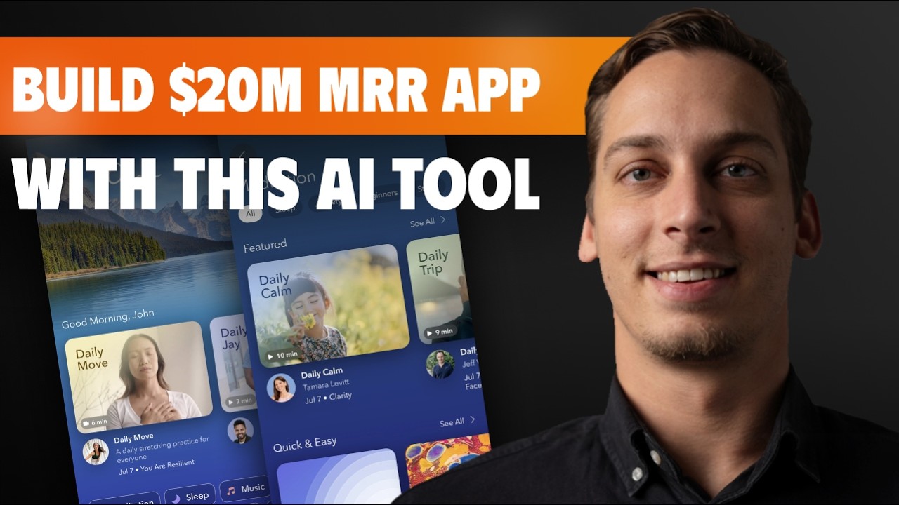 Building a $600M Mindfulness App with AI in 20 Minutes with VibeCode