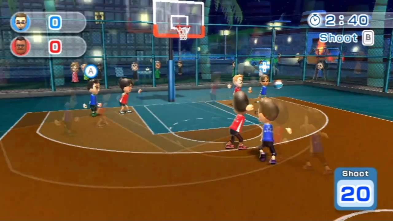 Let's Play Wii Sports Resort - Ep.13 | Basketball | 3-on-3 | Champion Match