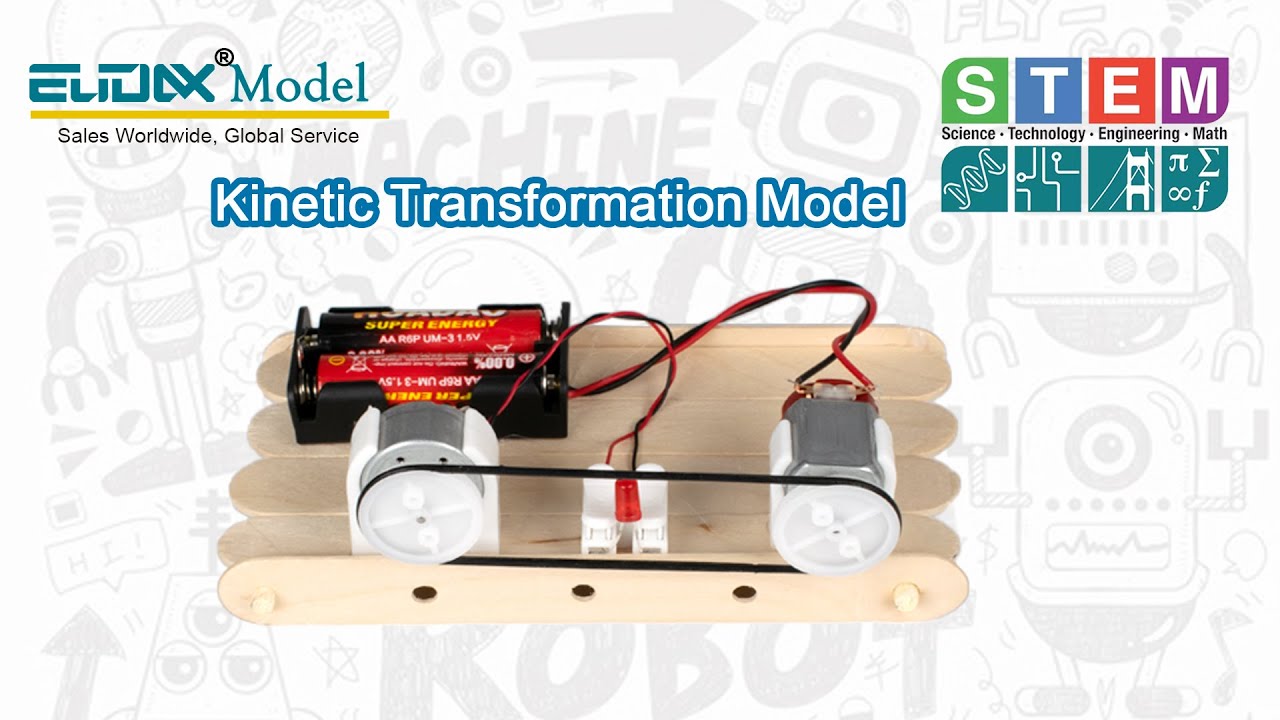 DIY STEM PARTS KITS-Kinetic Transformation Model
