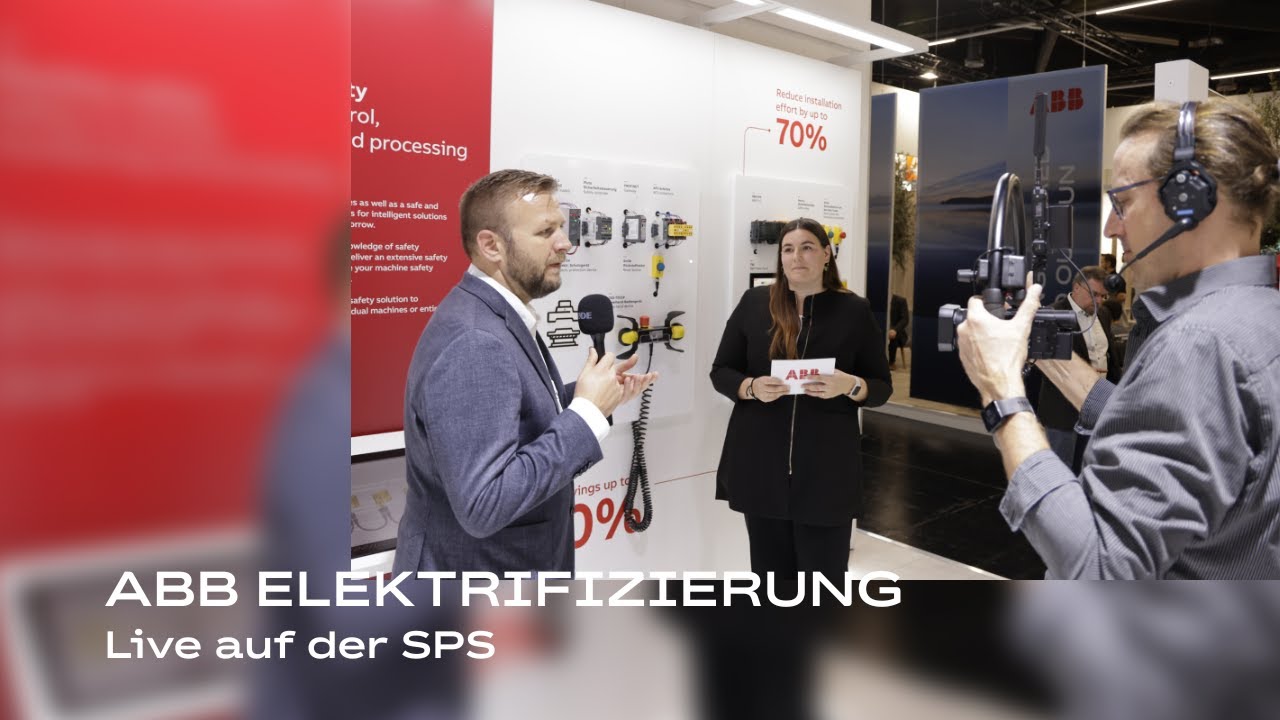 Standrundgang, 27.11.2025, 16 Uhr | ABB Elektrifizierung live von der SPS 2025