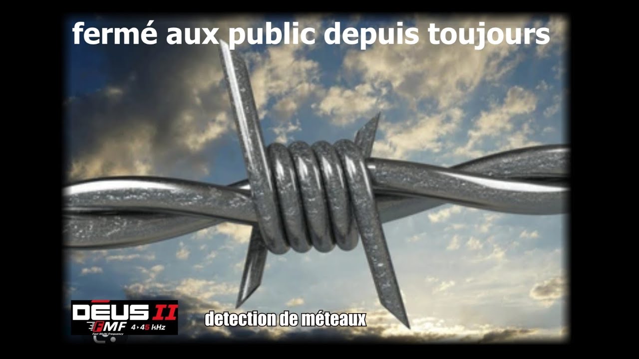 fermé au public depuis toujours #metaldetecting  #détection de métaux @Prince Dric