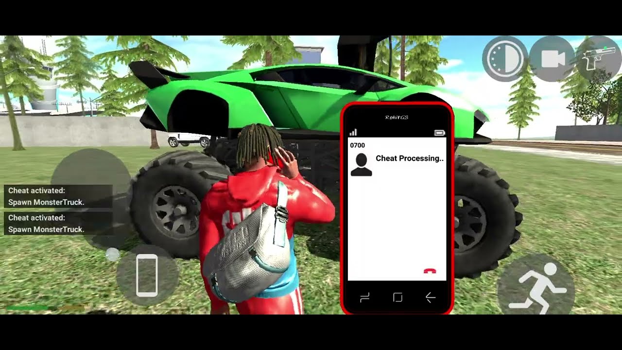Franklin ne bataya😱 monster trucks🚓 ki cheats code watch now the video🔥