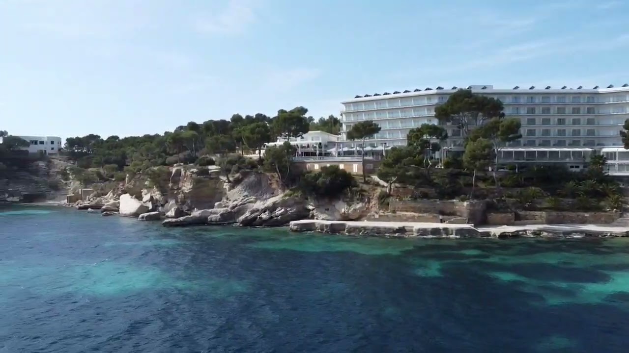 Walking Around CALA FORNELLS, With The DRONE, Mallorca.