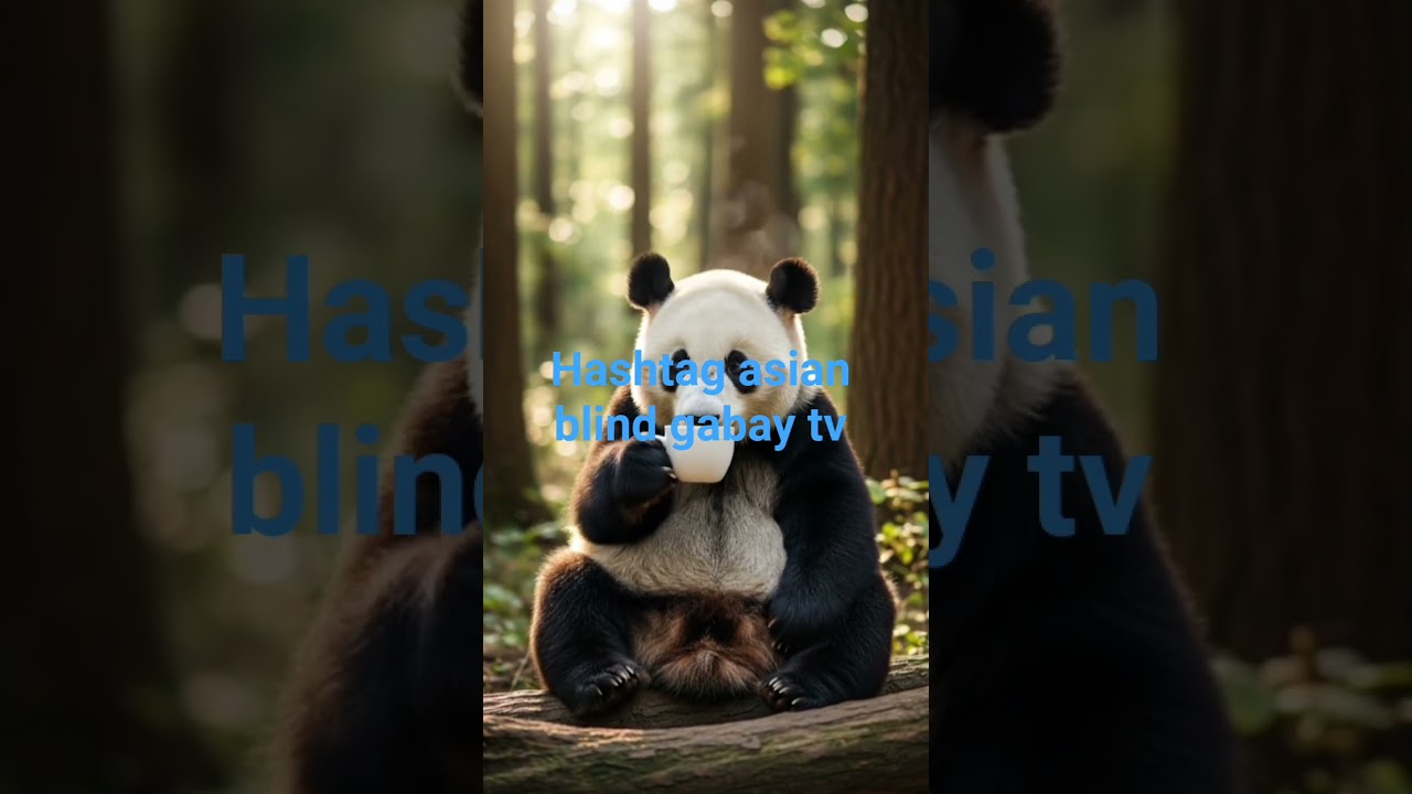 asiong blind gabay tv, asiongblindgabaytv hashtag panda hashtag cute cute