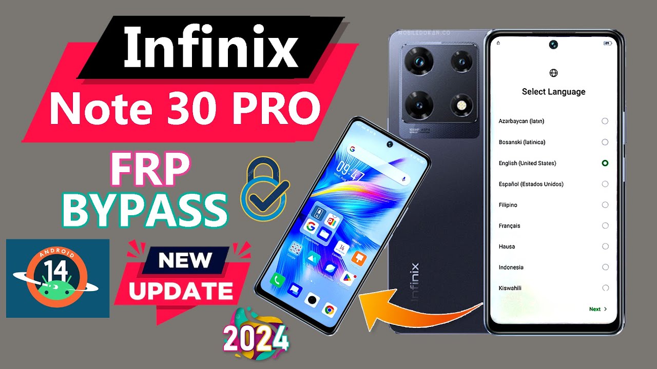 Infinix Note 30 Pro Frp Bypass Without Pc✅ Infinix Note 30 Pro Google Lock Bypass (X678B) Frp Unlock