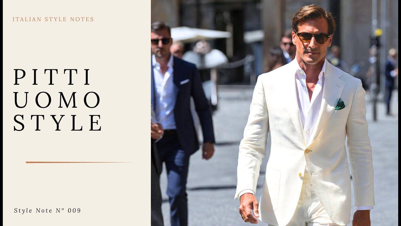 Lekcja Sprezzatura ukryta w Pitti Uomo | Włoski letni styl
