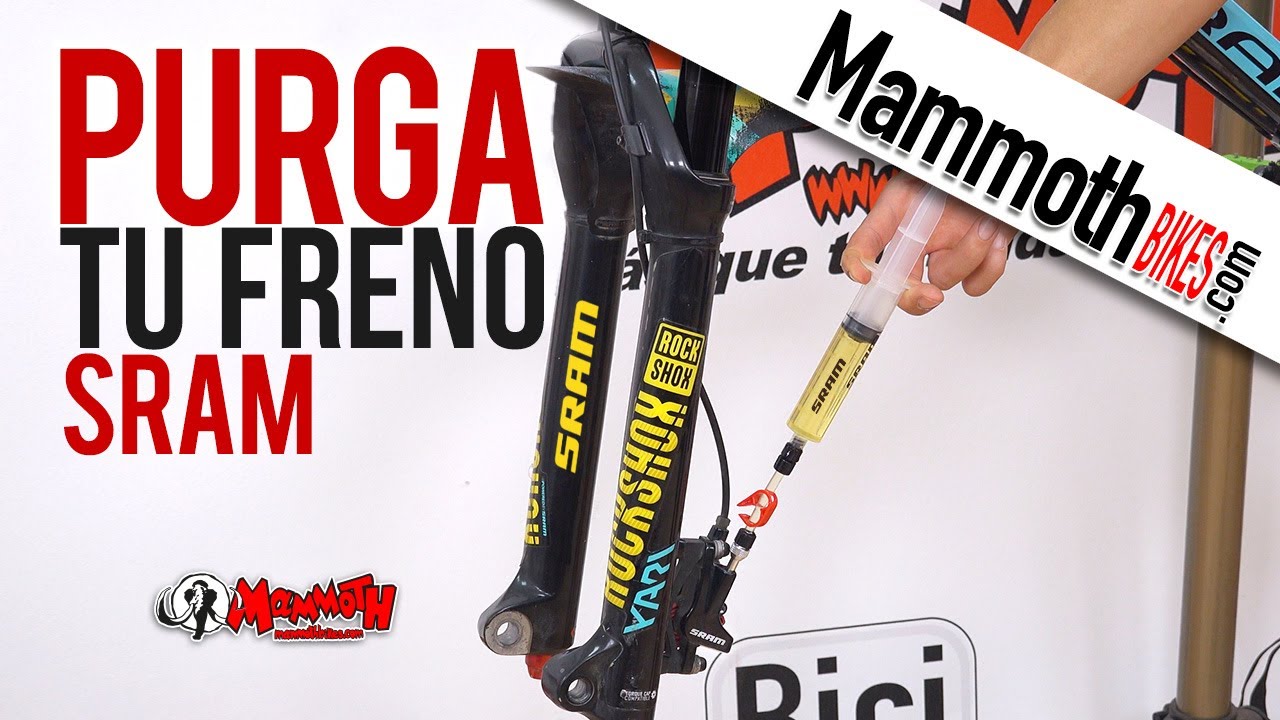 Cómo cambiar el líquido y purgar un freno SRAM