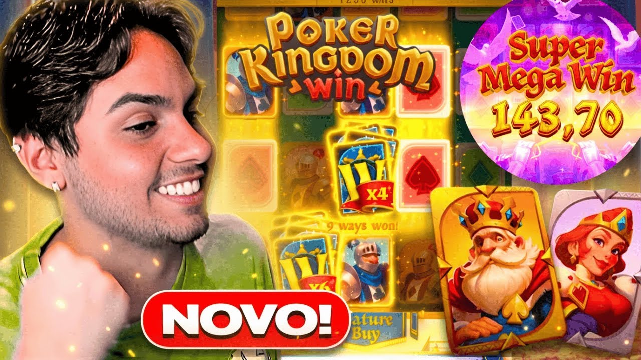 O NOVO JOGO DA PG ENTREGA MUITO B&Ocirc;NUS? *Poker Kingdom Win Slot*
