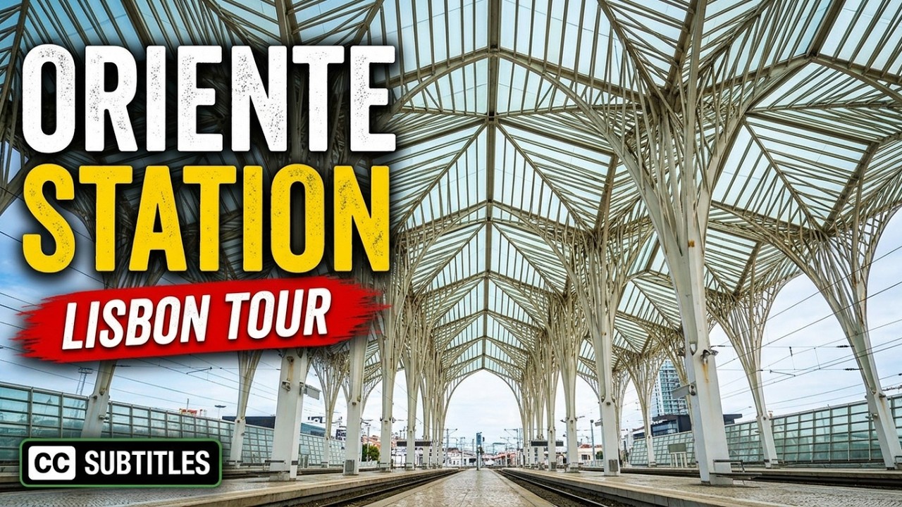 Oriente Train Station Lisbon Portugal Walking Tour