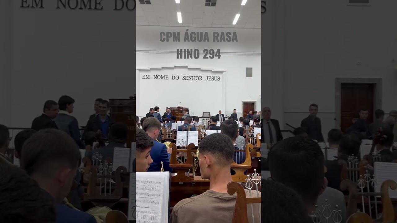 CULTO PARA MOCIDADE &Aacute;GUA RASA - HINO 294