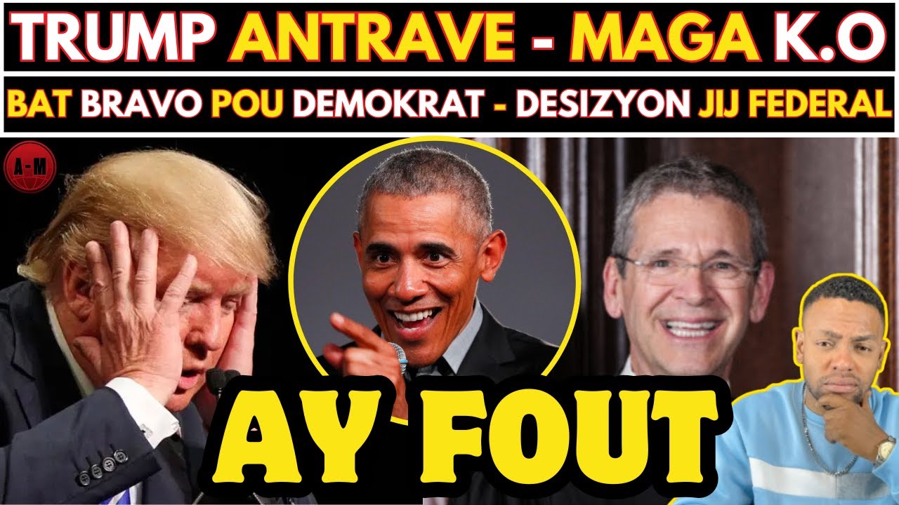 ZEN CHO !! TRUMP FINI N&Egrave;T, MAGA AN DANJE, BAT BRAVO POU DEMOKRAT - JIJ FEDERAL SAL IMAJ TRUMP AK GOP
