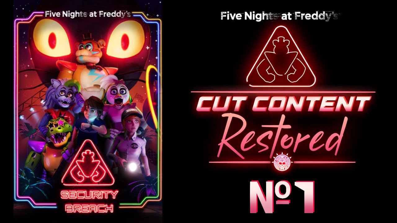 Обзор-похождение мода Cut Content Restored №1 (FNaF: Security Breach)