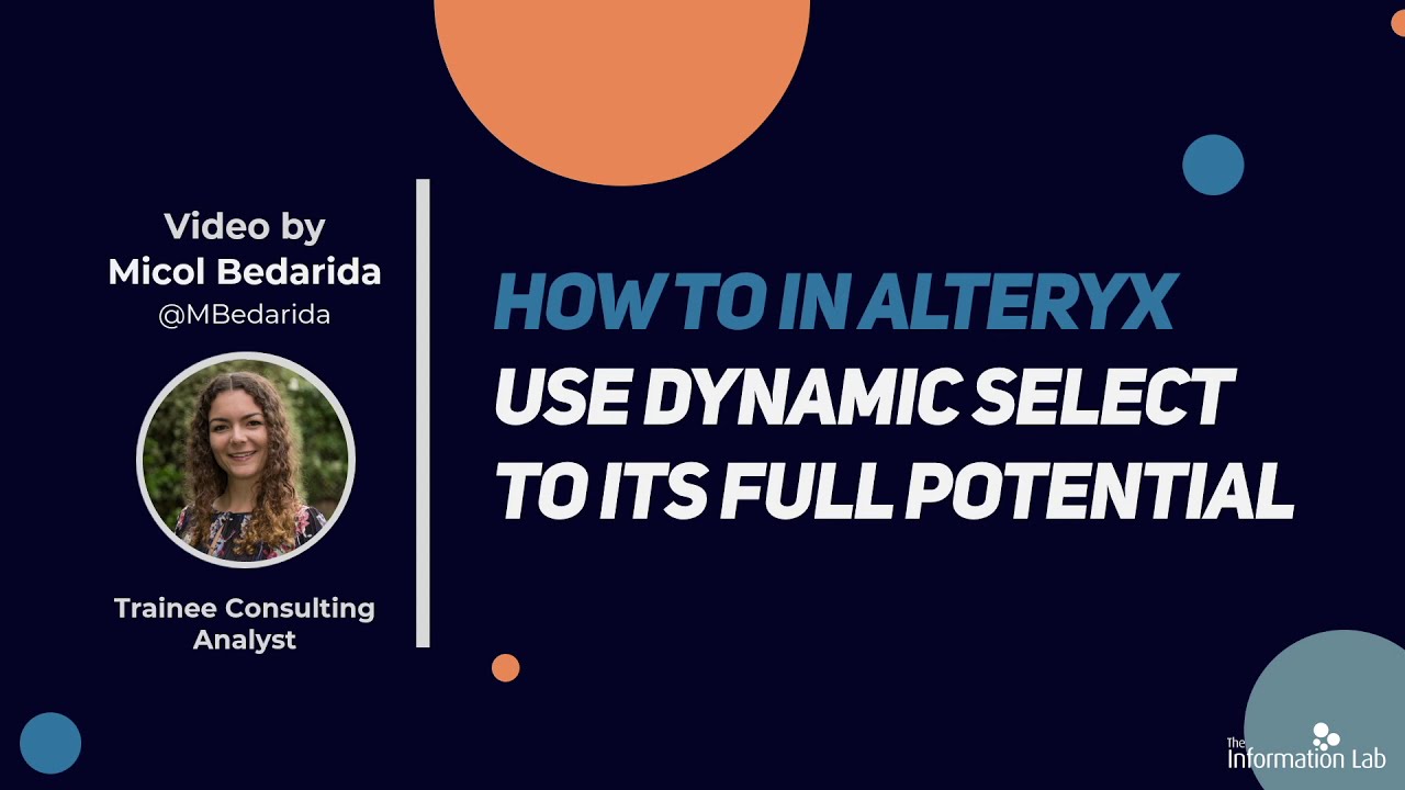 How to in Alteryx in 5 mins: Use the Dynamic Select Tool