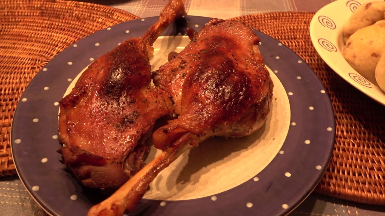G&auml;nsekeulen - super einfach und super lecker gebraten (voll knusprig!) Ohne nerviges Geschwaller!!!