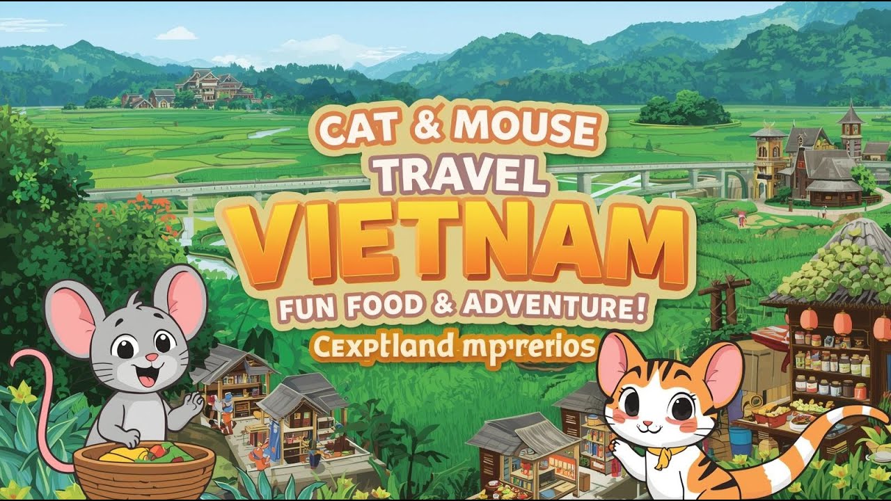 🐭🐱 “Cat & Mouse Travel Vietnam – Fun, Food & Adventure!”