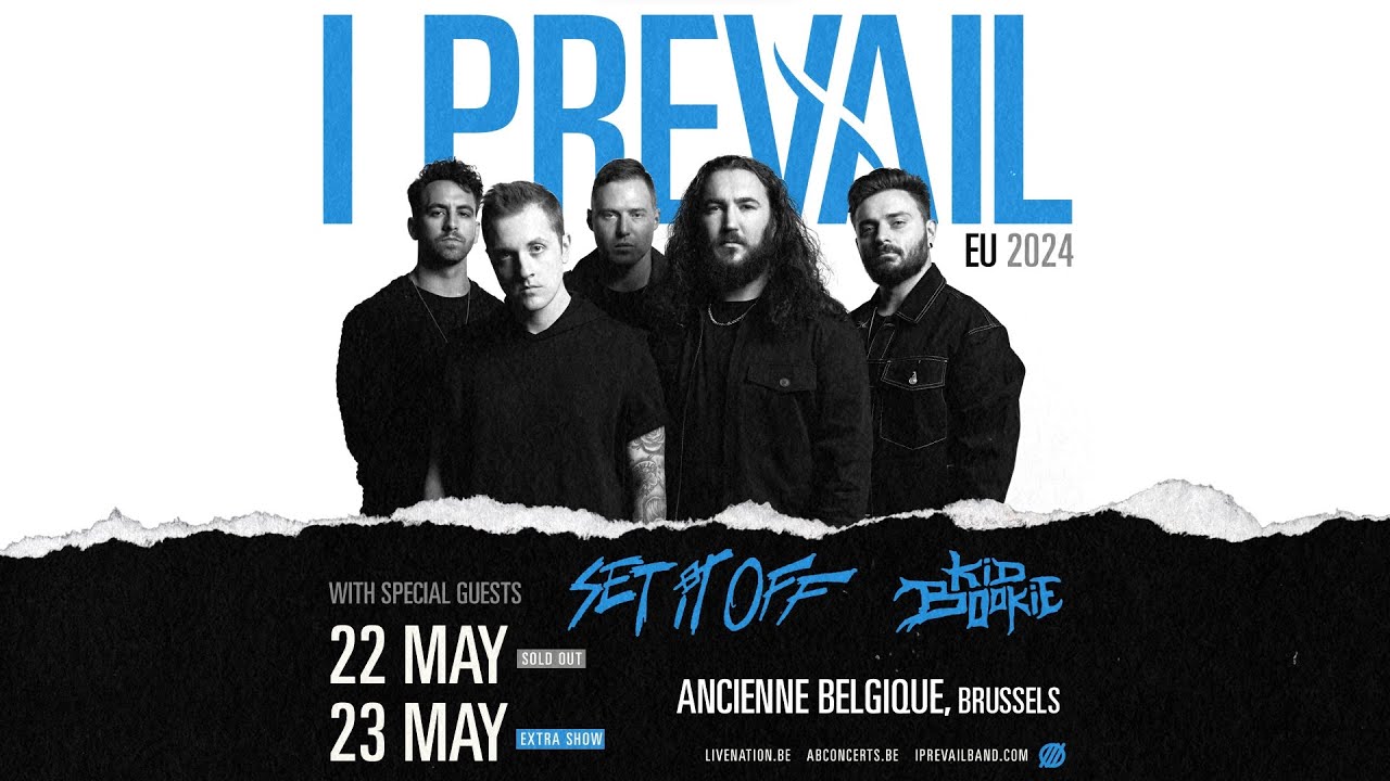I Prevail - Ancienne Belgique, Brussels | 22 & 23 May 2024