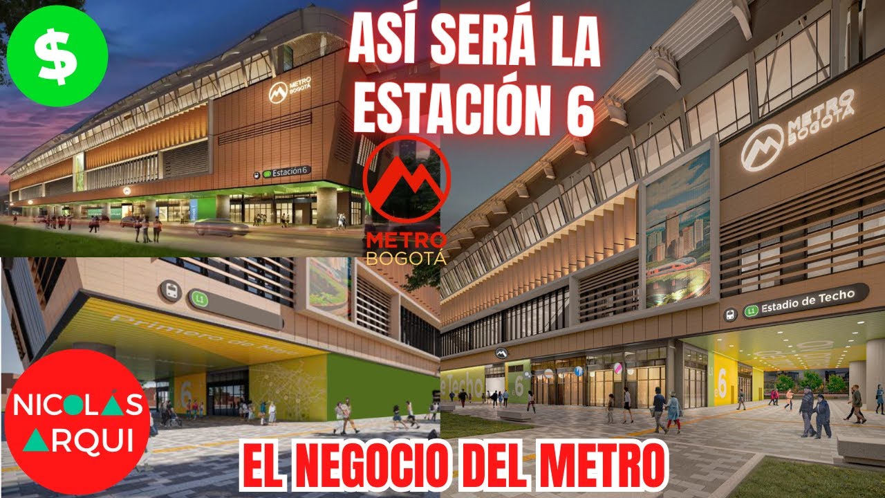 Asi Será el Proyecto Inmobiliario que CAMBIARÁ la Estación 6 del Metro de Bogotá 🇨🇴 IMPRESIONANTE
