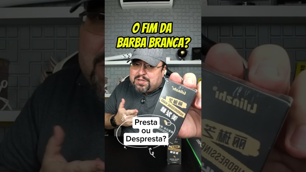 Como Pintar a Barba Branca e Cabelo em Casa em 3 minutos - Presta ou Despresta?