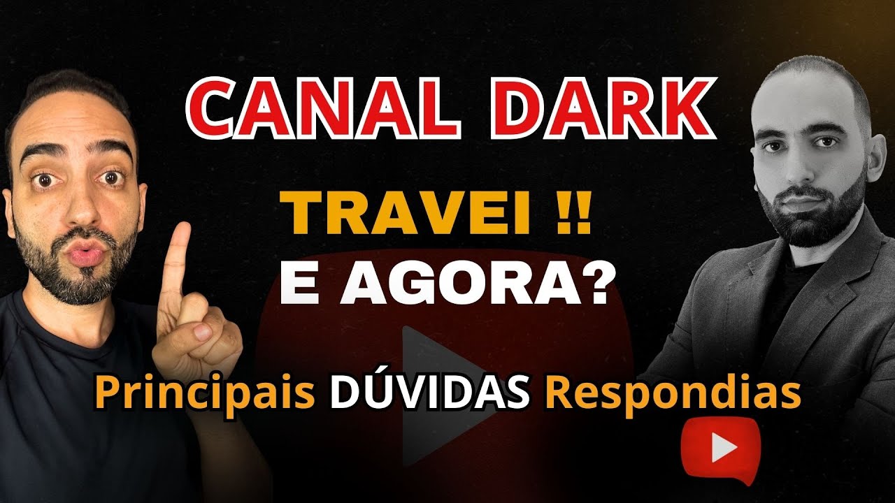 🤔 Como Criar um CANAL DARK que Monetiza Rápido - DÚVIDAS Respondidas