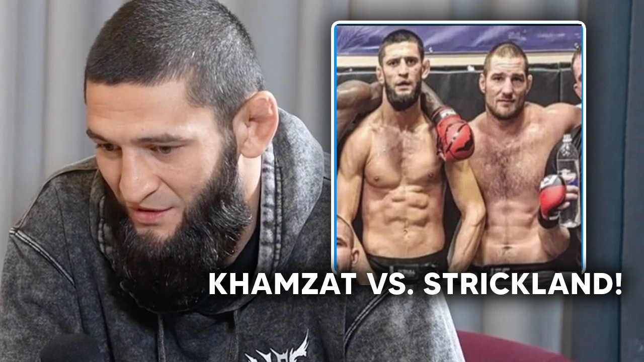 Khamzat on Sparring Sean Strickland! 👊