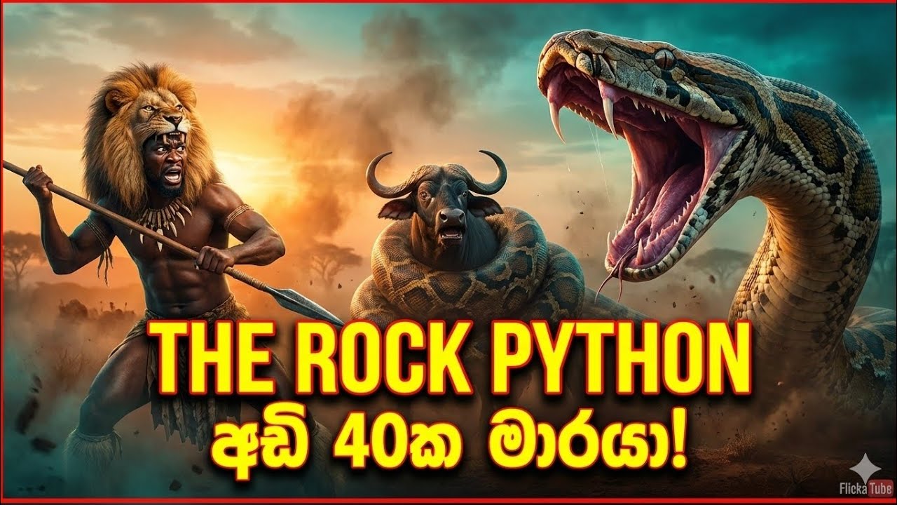 මිනිස්සු බිලිගන්නා යෝධ සර්පයාට ගැසූ අන්තිම උගුල! | African Rock Python Hunter -|Director by dilshan 