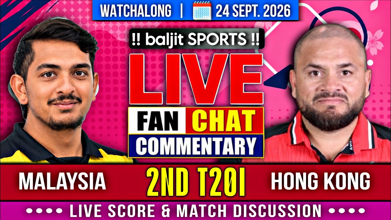 🔴 HK vs MAS | Hong Kong vs Malaysia | 2nd T20I | Live Score & Fan Commentary