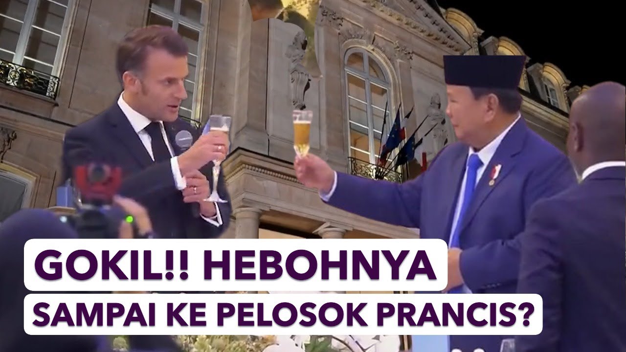 GOKIL! Jadi Sorotan Sampe Pelosok Prancis, Prabowo Macron Makin Anget Banget