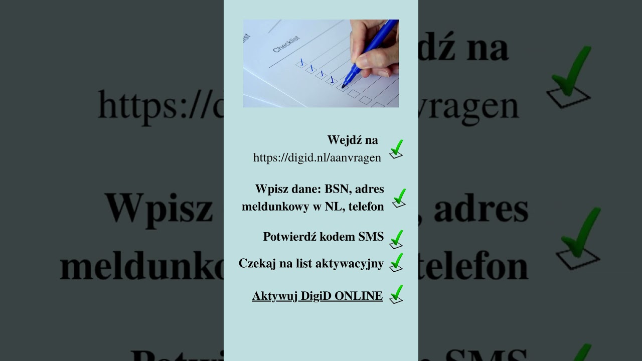 Co to jest DigiD?  Nie wiesz - chętnie odpowiem! #DigiD #Holandia