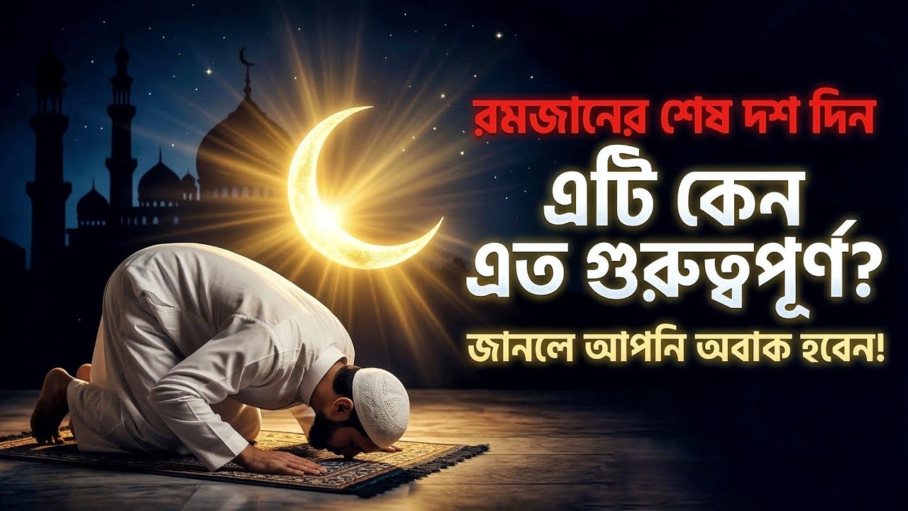 হয়তো এটাই আপনার শেষ রমজান | শেষ ১০ রাত মিস করবেন না