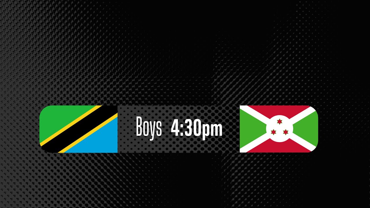U16 FIBA ZONE V CHAMPIONSHIP: TANZANIA VS BURUNDI (BOYS)
