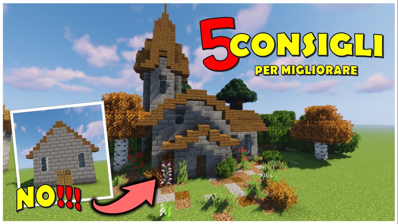 Come MIGLIORARE a COSTRUIRE in Minecraft [5 Consigli] - Minecraft 1.16 ITA