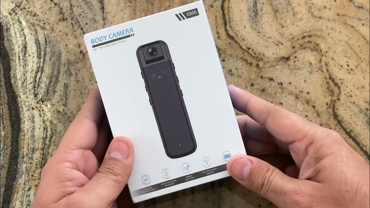 Распаковка шпионской камеры / нательной камеры CS05 WiFi, комплект ночного видения с датчиком дви...