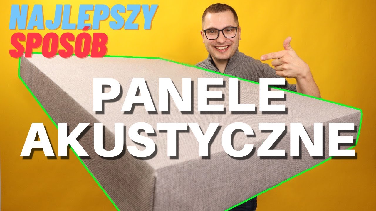 Jak Zrobić Panele Akustyczne Pochłaniające Echo? Lepszy Dźwięk i Akustyka! NAJLEPSZY SPOS&Oacute;B