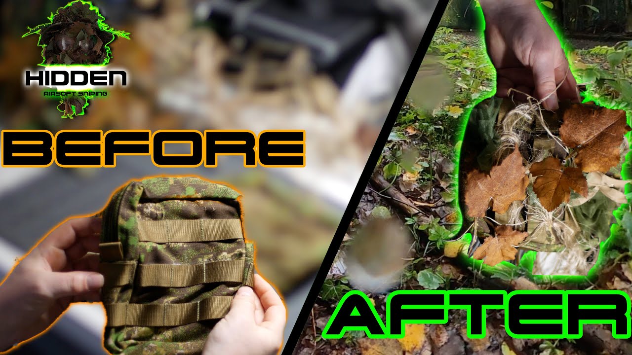 HOW TO GHILLIE UP EVERY GEAR 🌿🍀🍁[ GHILLIE CRAFTING TUTORIAL 👍🏻]