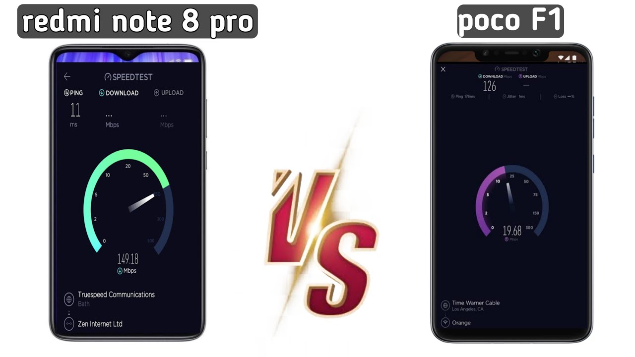 Redmi note 8 pro vs Poco f1 | speed test