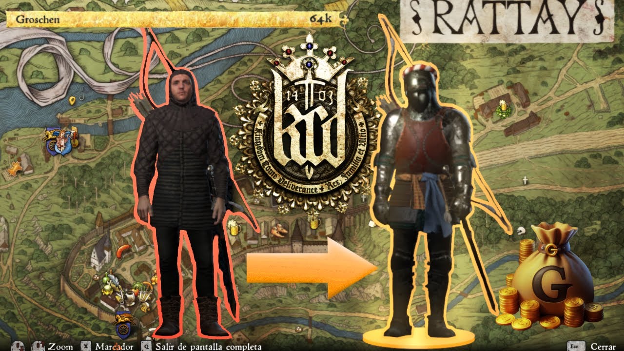 Kingdom Come Deliverance: Como hacerse rico/Ganar mucho Dinero. Guía de robo en la ciudad de Rataje.