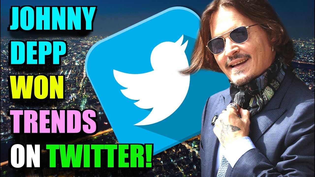 Johnny Depp WON Trends on Twitter!