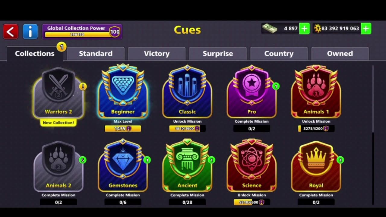 8 ball  pool trickshot on the best account