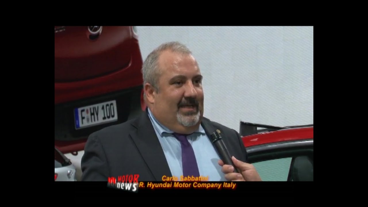 Carlo Sabbatini parla della Nuova Hyundai i30 - Motor News al Salone di Parigi