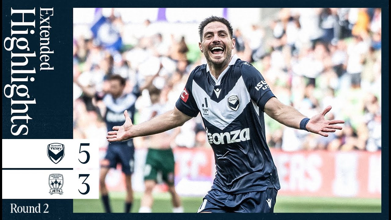 &laquo;Виктори&raquo; 5:3 &laquo;Ньюкасл Джетс&raquo; | РАСШИРЕННЫЙ ОБЗОР | A-League, 2-й тур