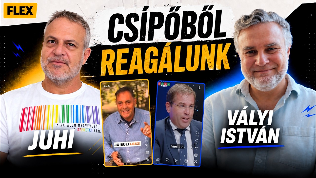 JUHI X V&Aacute;LYI 😮 Cs&iacute;pőből reag&aacute;lunk 🔥 FLEX #17