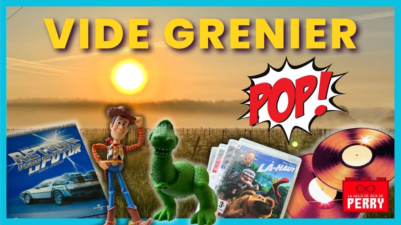 #132 - VIDE GRENIER LIVE - Pop culture Jeux, Jouets, Vinyles, Cinéma 😎