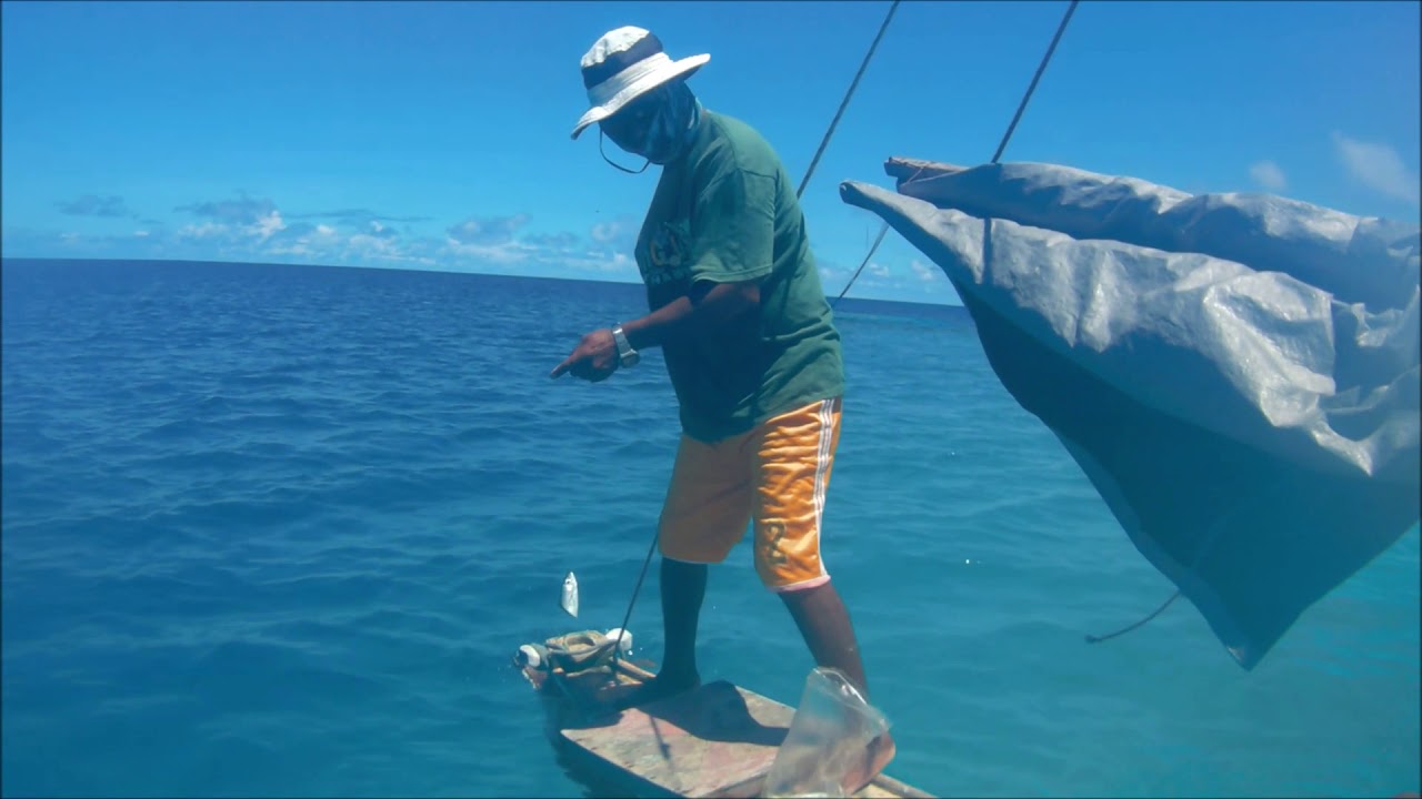 Marshall Islands - Traditional Canoe Sailing and Fishing